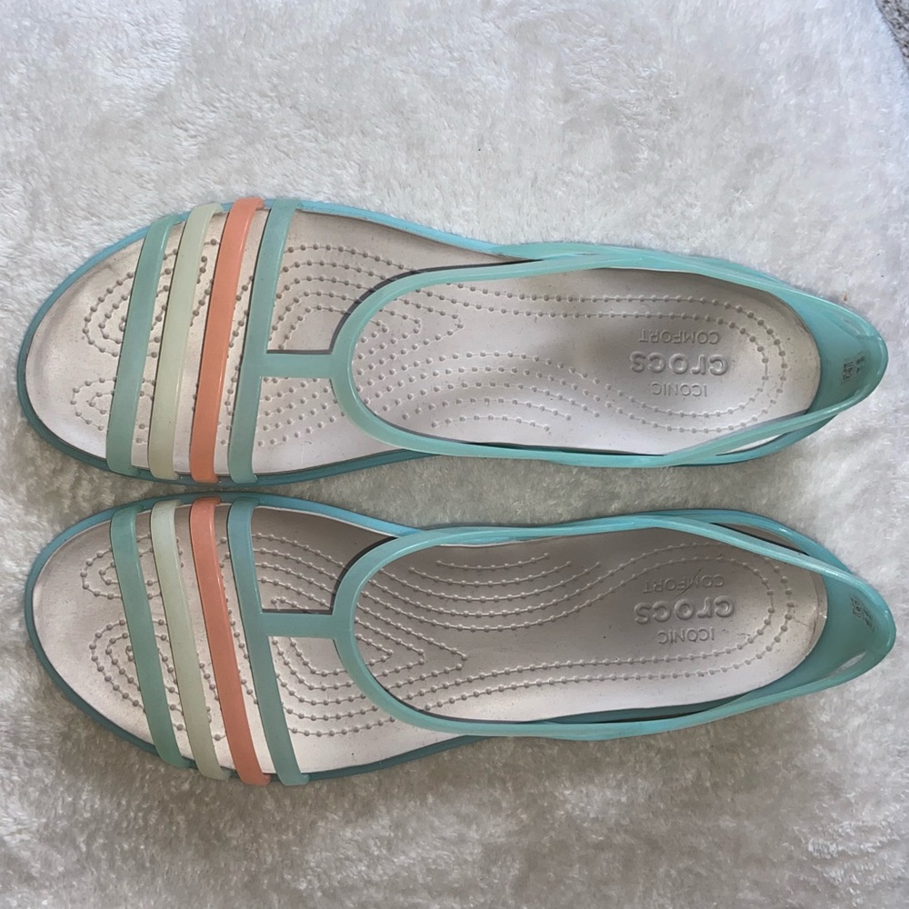 💜3/$15 Crocs size 11 Sandals